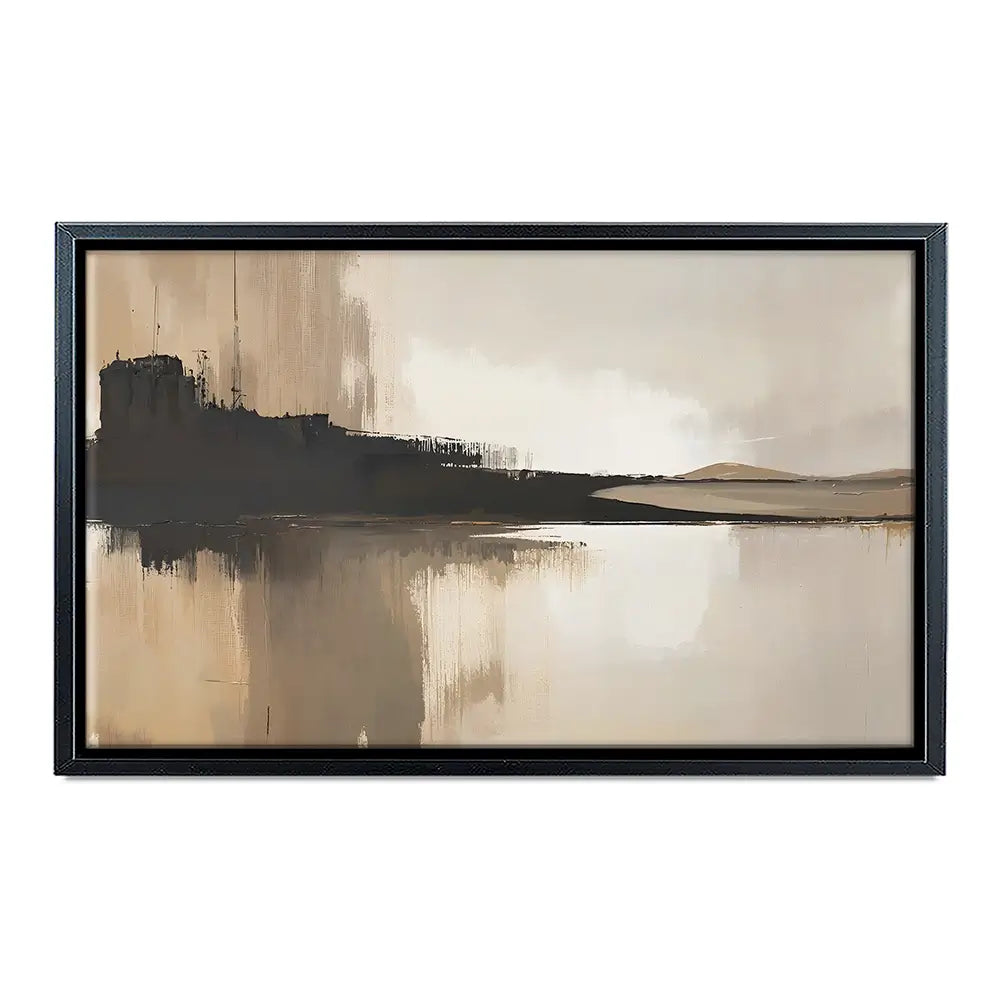 Abstract Brown Canvas Print Abstract Brown Canvas Print wall art product IAmHomeStudio