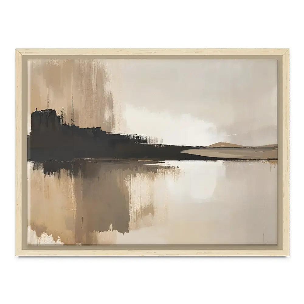 Abstract Brown Canvas Print Abstract Brown Canvas Print wall art product IAmHomeStudio