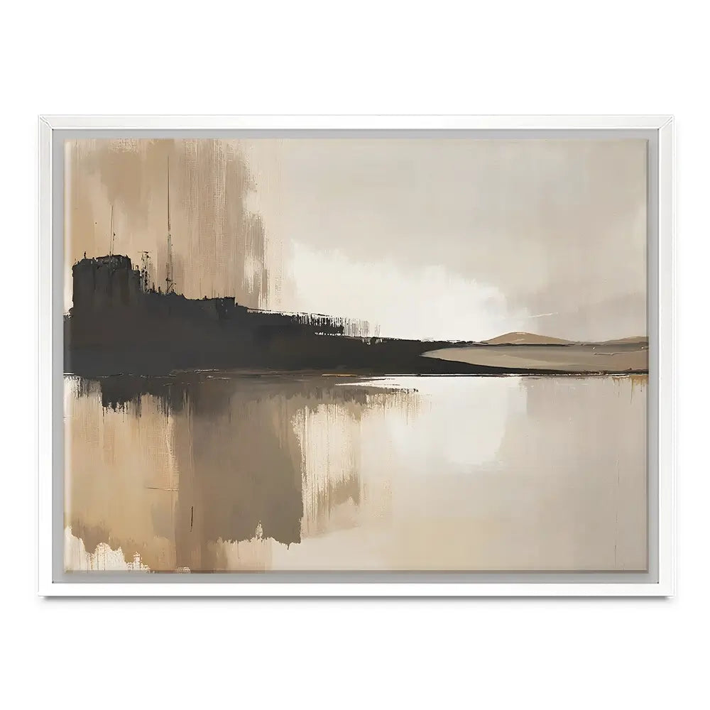 Abstract Brown Canvas Print Abstract Brown Canvas Print wall art product IAmHomeStudio