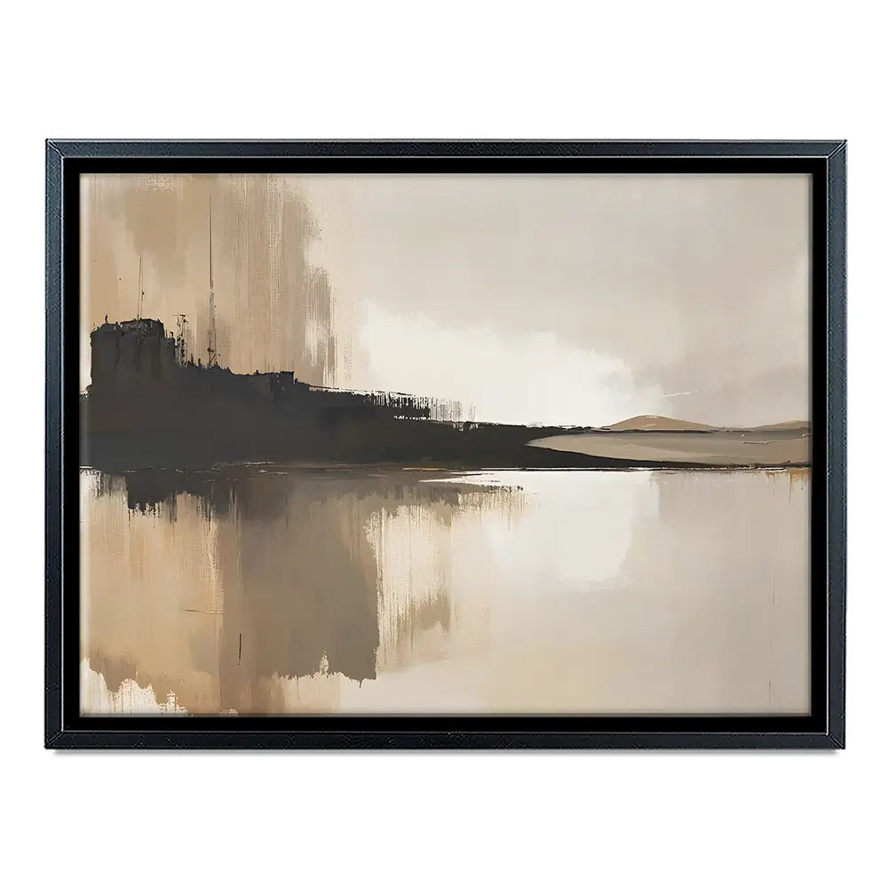 Abstract Brown Canvas Print Abstract Brown Canvas Print wall art product IAmHomeStudio