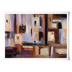 Abstract City Art Print Abstract City Art Print wall art product Ekaterina Ermilkina