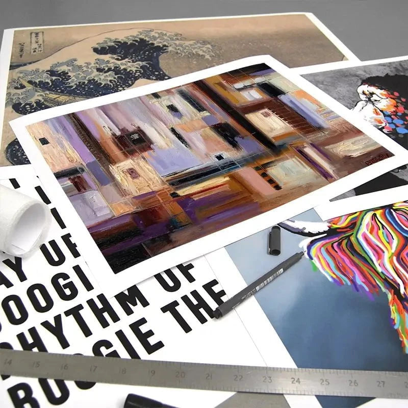 Abstract City Art Print Abstract City Art Print wall art product Ekaterina Ermilkina