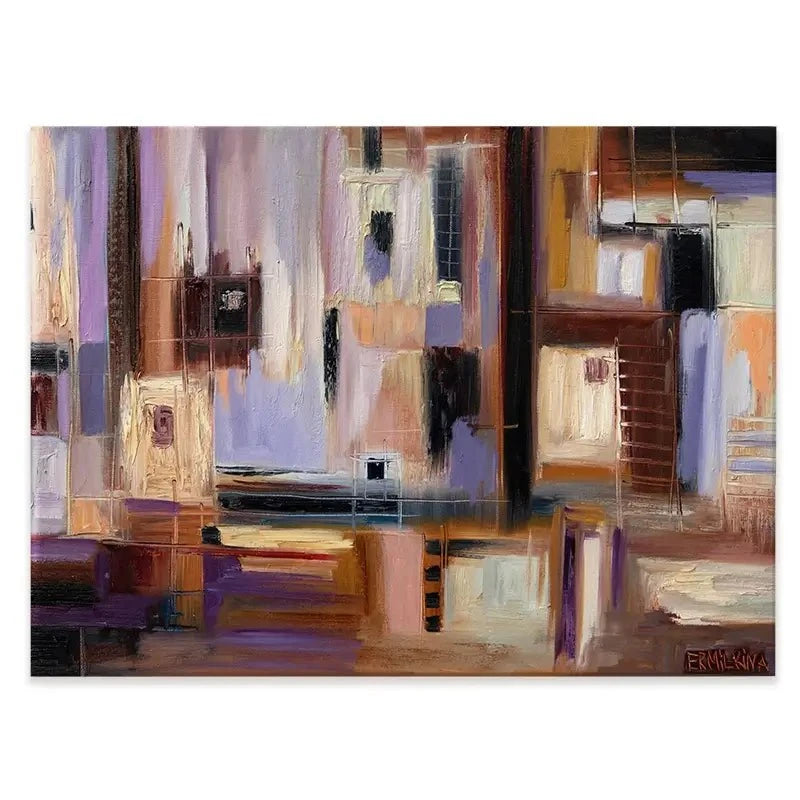 Abstract City Canvas Print Abstract City Canvas Print wall art product Ekaterina Ermilkina