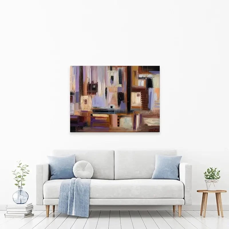 Abstract City Canvas Print Abstract City Canvas Print wall art product Ekaterina Ermilkina