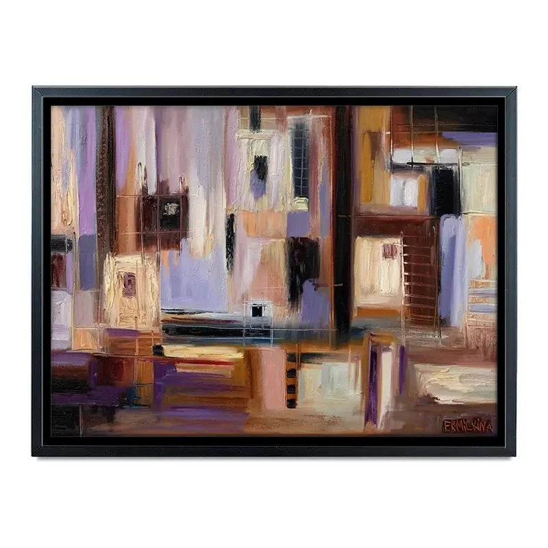 Abstract City Canvas Print Abstract City Canvas Print wall art product Ekaterina Ermilkina