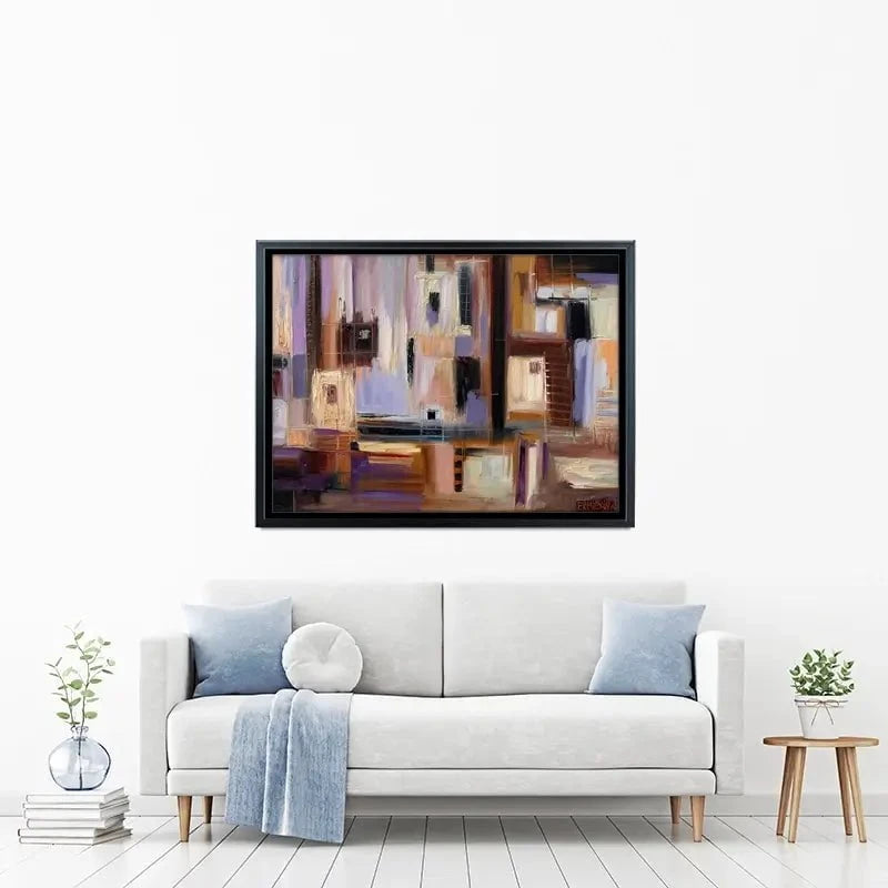 Abstract City Canvas Print Abstract City Canvas Print wall art product Ekaterina Ermilkina