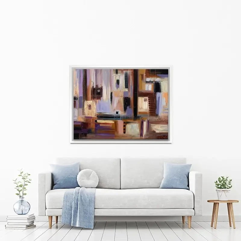 Abstract City Canvas Print Abstract City Canvas Print wall art product Ekaterina Ermilkina
