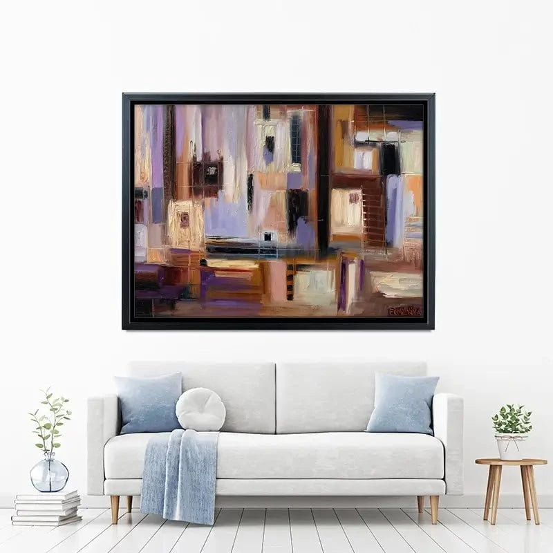 Abstract City Canvas Print Abstract City Canvas Print wall art product Ekaterina Ermilkina