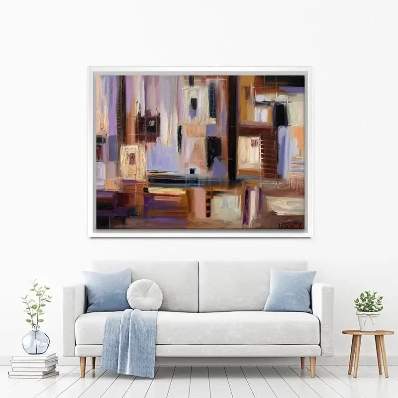Abstract City Canvas Print Abstract City Canvas Print wall art product Ekaterina Ermilkina
