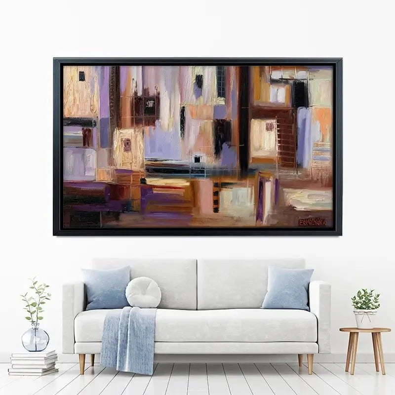 Abstract City Canvas Print Abstract City Canvas Print wall art product Ekaterina Ermilkina