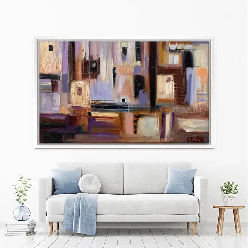 Abstract City Canvas Print Abstract City Canvas Print wall art product Ekaterina Ermilkina