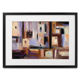 Abstract City Framed Art Print Abstract City Framed Art Print wall art product Ekaterina Ermilkina