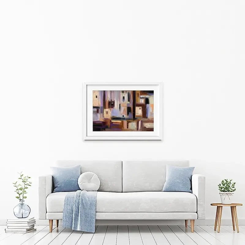 Abstract City Framed Art Print Abstract City Framed Art Print wall art product Ekaterina Ermilkina