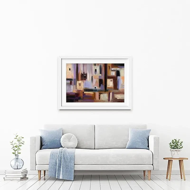 Abstract City Framed Art Print Abstract City Framed Art Print wall art product Ekaterina Ermilkina