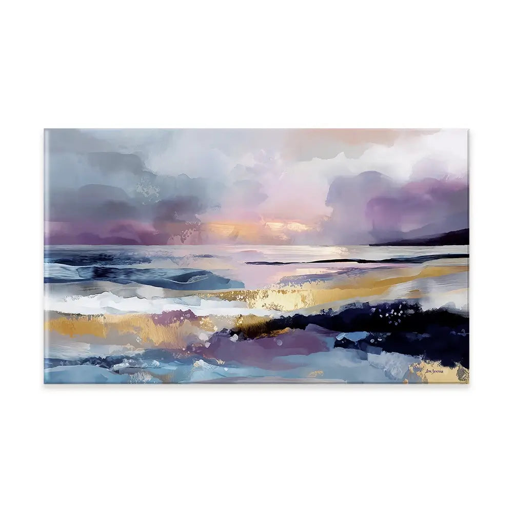 Abstract Coastal Landscape Canvas Print Abstract Coastal Landscape Canvas Print wall art product Leon Devenice