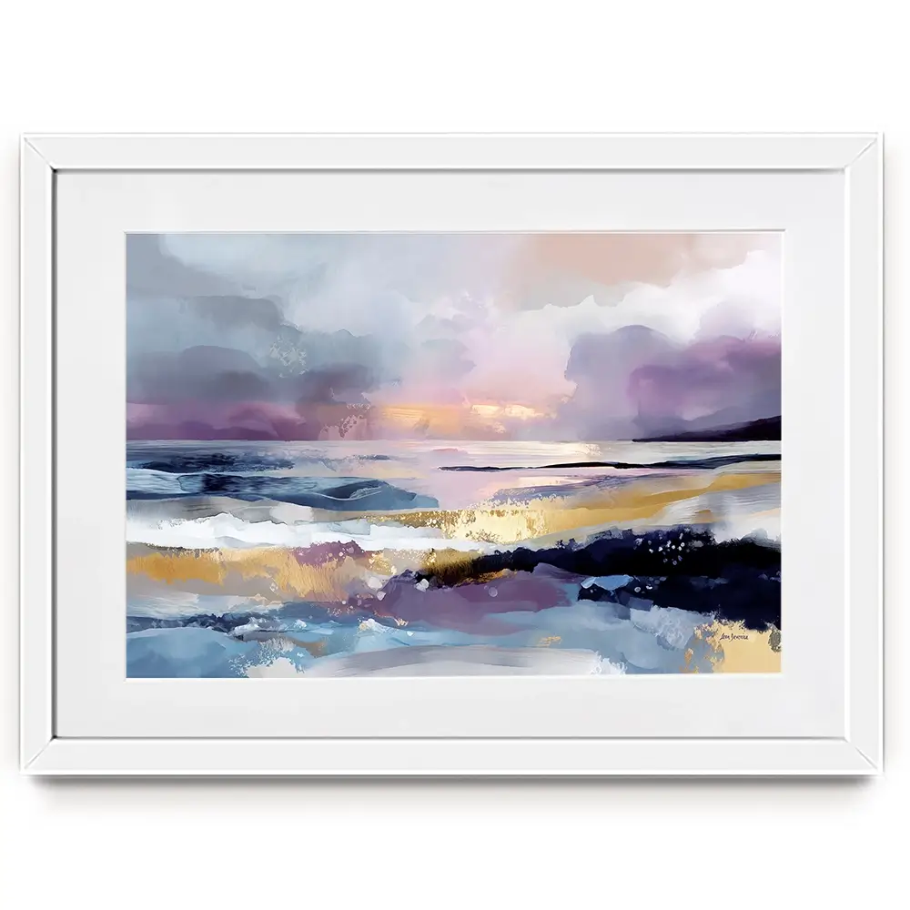 Abstract Coastal Landscape Framed Art Print Abstract Coastal Landscape Framed Art Print wall art product Leon Devenice