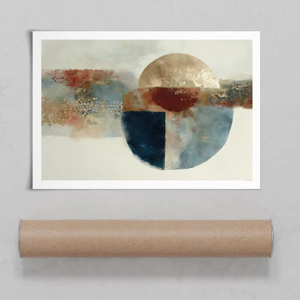 Abstract Coffee Composition Art Print Abstract Coffee Composition Art Print wall art product Chromatic Storm Studio