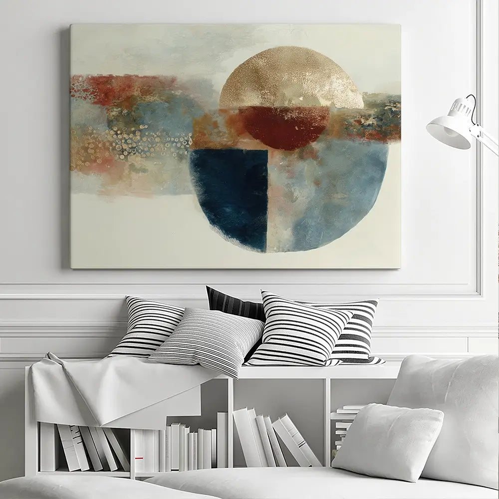 Abstract Coffee Composition Canvas Print Abstract Coffee Composition Canvas Print wall art product Chromatic Storm Studio