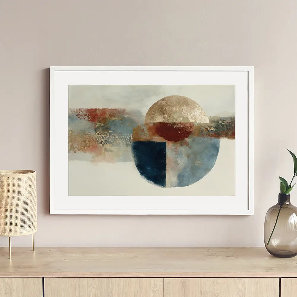 Abstract Coffee Composition Framed Art Print Abstract Coffee Composition Framed Art Print wall art product Chromatic Storm Studio