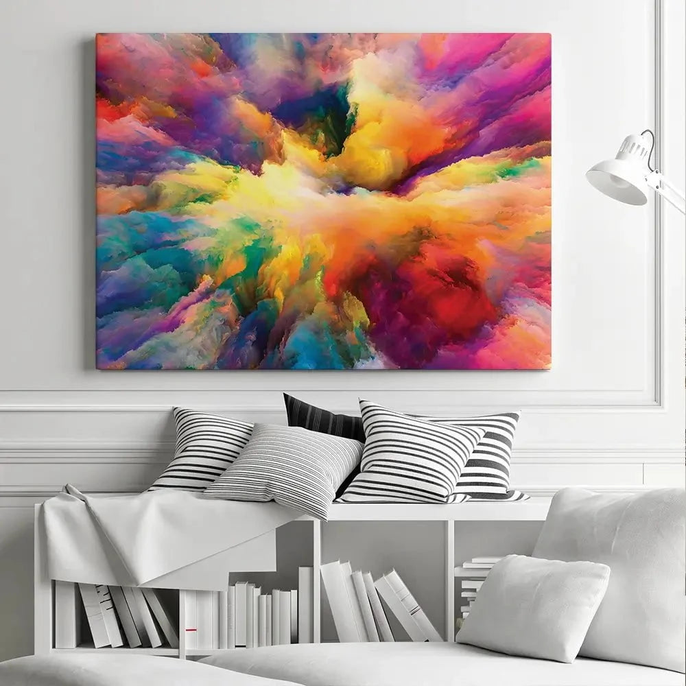 Abstract Colour Explosion Canvas Print Abstract Colour Explosion Canvas Print | Abstract Colour Explosion Art wall art product agsandrew / Shutterstock