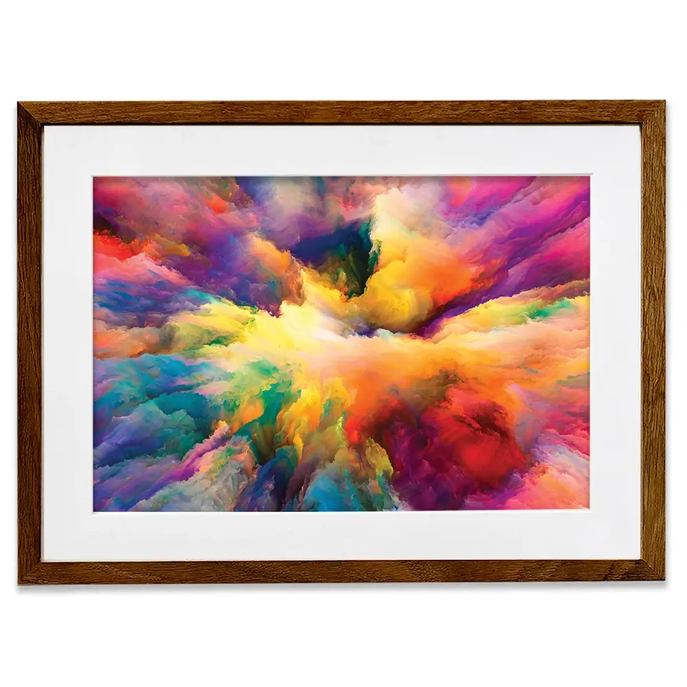 Abstract Colour Explosion Framed Art Print Abstract Colour Explosion Framed Art Print | Abstract Colour Artwork wall art product agsandrew / Shutterstock