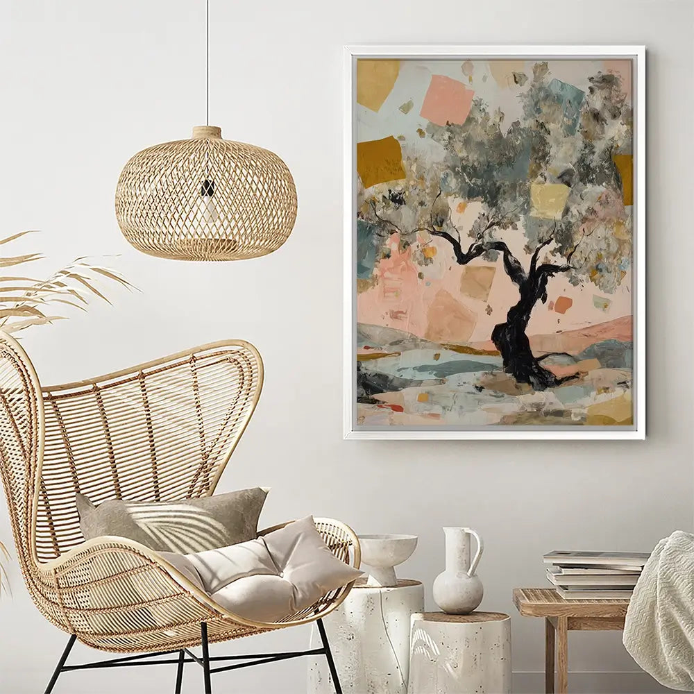 Abstract Confetti Tree Canvas Print Abstract Confetti Tree Canvas Print wall art product Chromatic Storm Studio