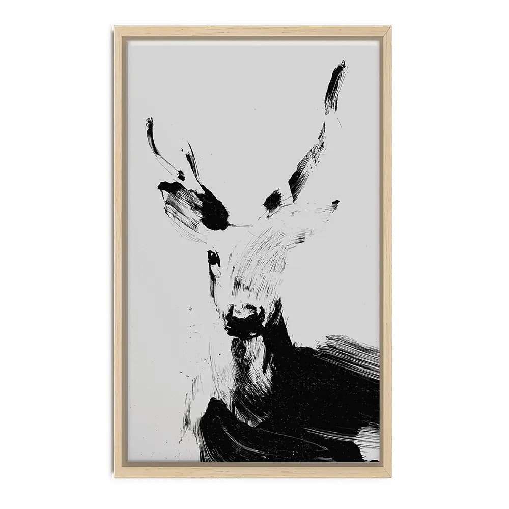 Abstract Deer Canvas Print Abstract Deer Canvas Print wall art product Treechild
