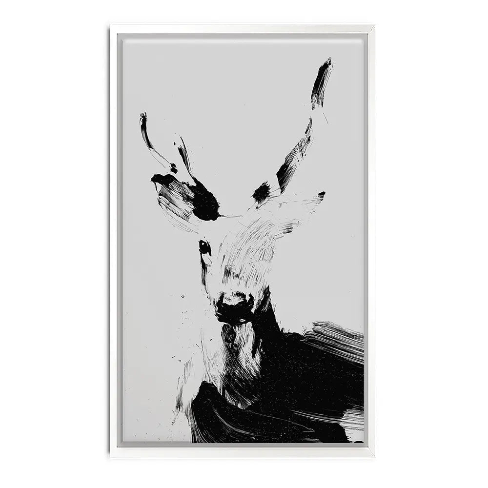 Abstract Deer Canvas Print Abstract Deer Canvas Print wall art product Treechild