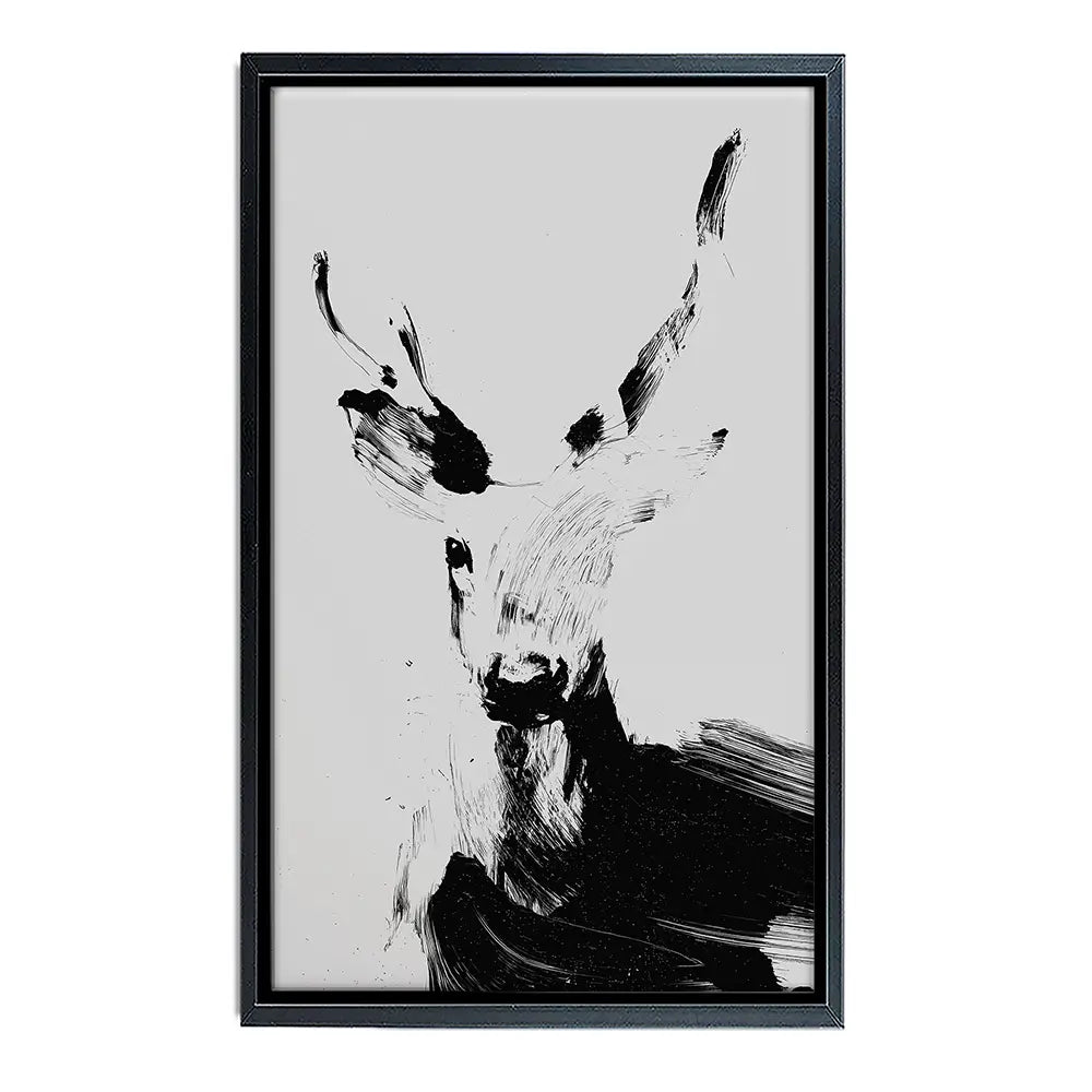 Abstract Deer Canvas Print Abstract Deer Canvas Print wall art product Treechild