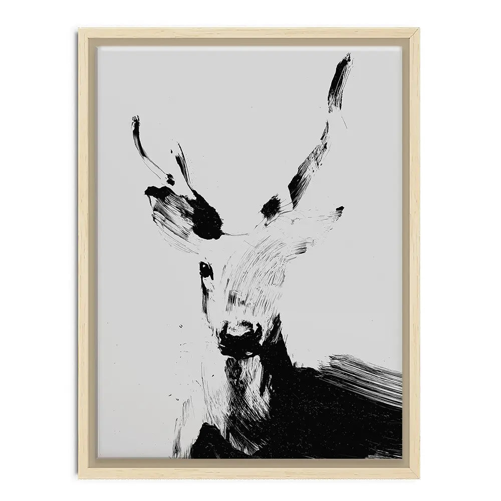 Abstract Deer Canvas Print Abstract Deer Canvas Print wall art product Treechild