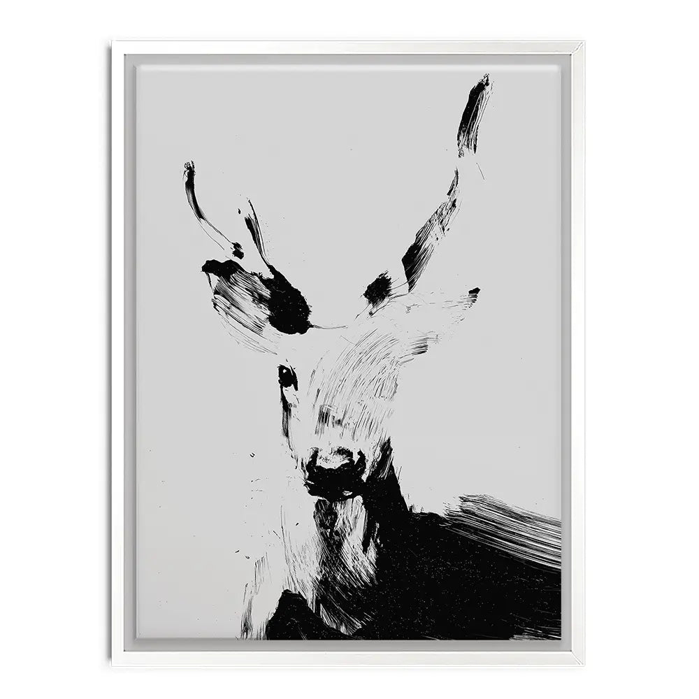 Abstract Deer Canvas Print Abstract Deer Canvas Print wall art product Treechild