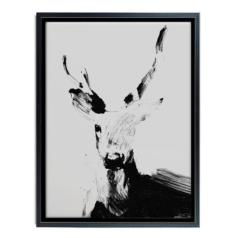 Abstract Deer Canvas Print Abstract Deer Canvas Print wall art product Treechild