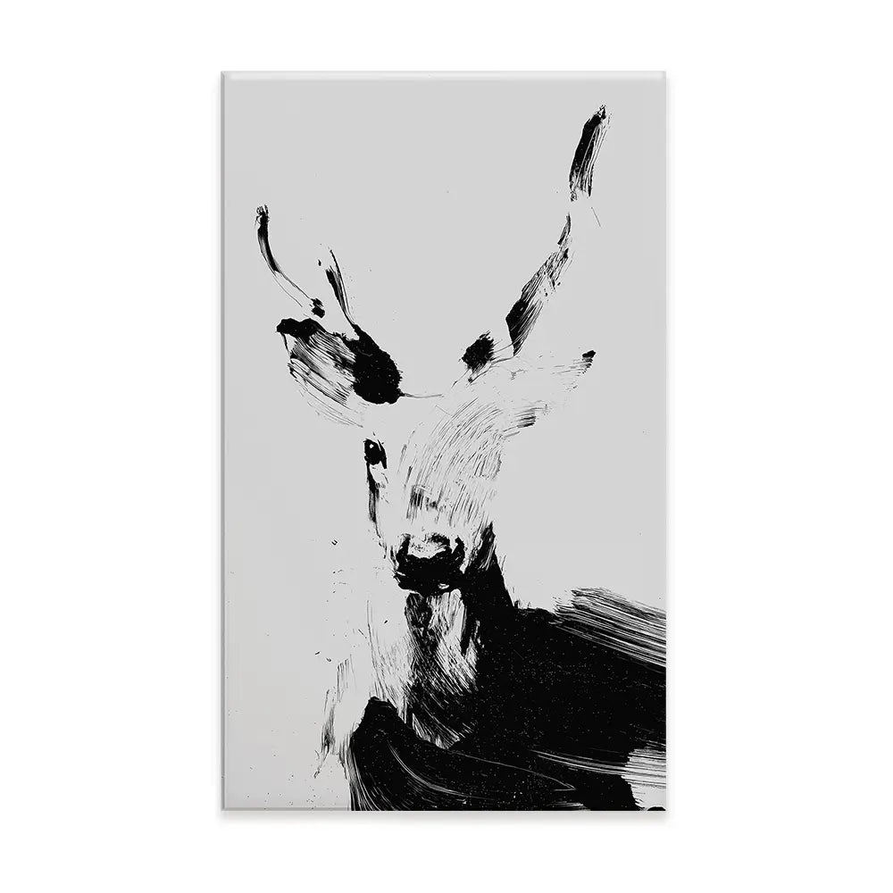 Abstract Deer Canvas Print Abstract Deer Canvas Print wall art product Treechild