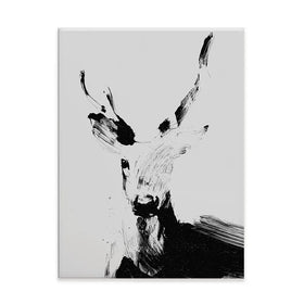 Abstract Deer Canvas Print Abstract Deer Canvas Print wall art product Treechild
