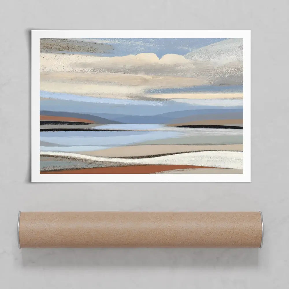 Abstract Desert Landscape Art Print Abstract Desert Landscape Art Print wall art product Franklyn Gregory - Independent