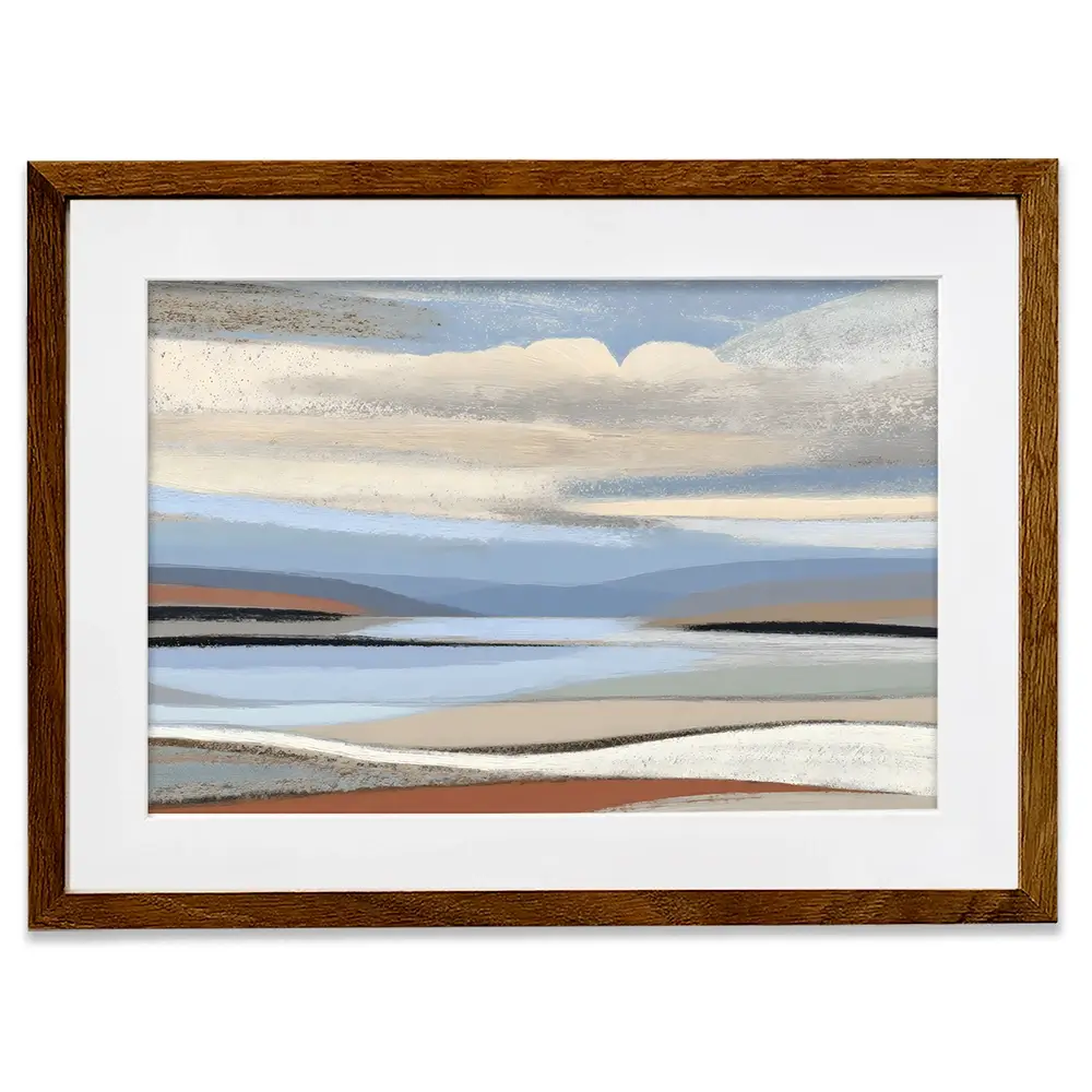 Abstract Desert Landscape Framed Art Print Abstract Desert Landscape Framed Art Print wall art product Franklyn Gregory - Independent