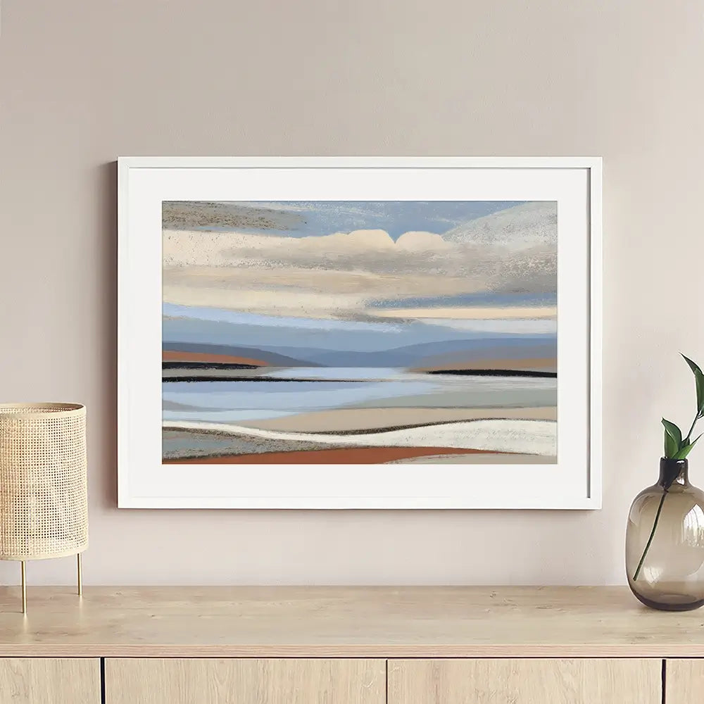 Abstract Desert Landscape Framed Art Print Abstract Desert Landscape Framed Art Print wall art product Franklyn Gregory - Independent