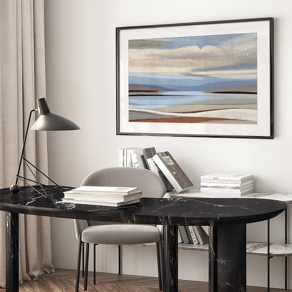 Abstract Desert Landscape Framed Art Print Abstract Desert Landscape Framed Art Print wall art product Franklyn Gregory - Independent