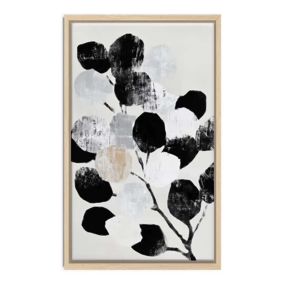 Abstract Eucalyptus Leaf Circles Canvas Print Abstract Eucalyptus Leaf Circles Canvas Print wall art product Chromatic Storm Studio