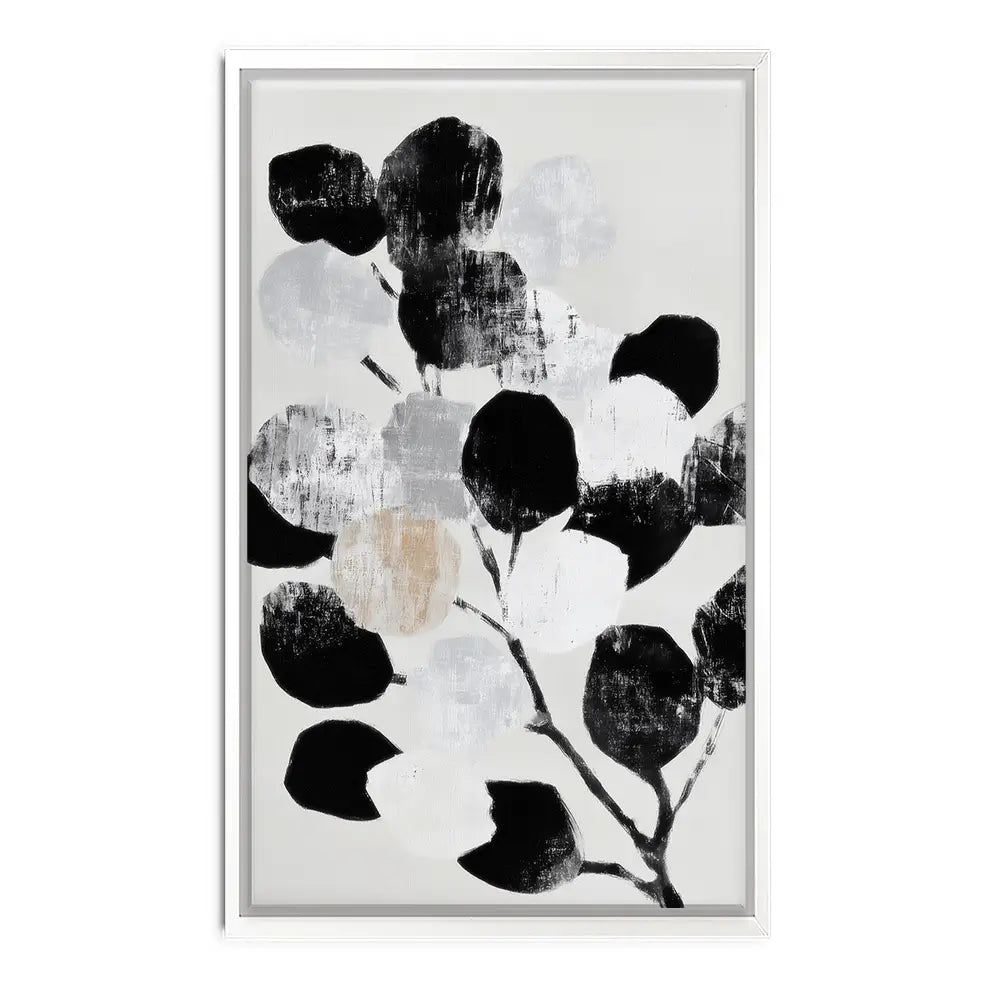 Abstract Eucalyptus Leaf Circles Canvas Print Abstract Eucalyptus Leaf Circles Canvas Print wall art product Chromatic Storm Studio