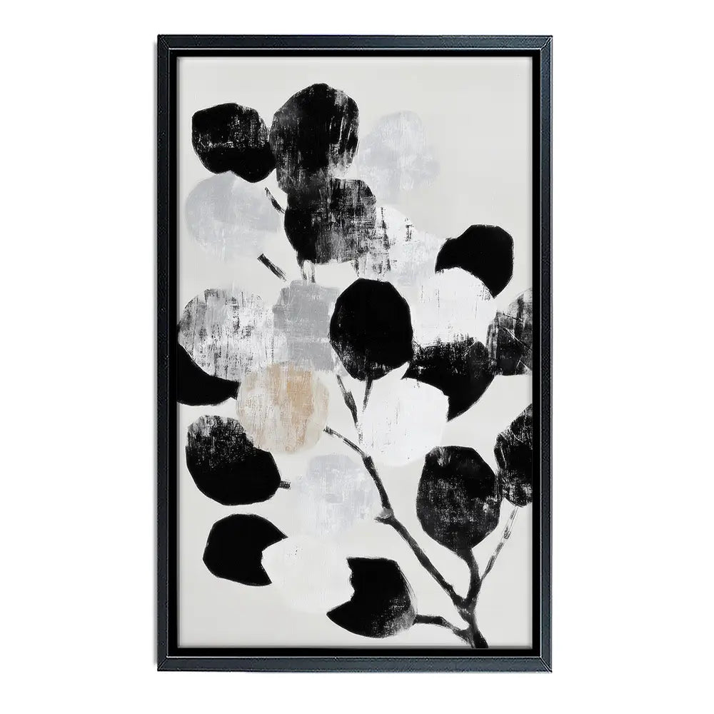 Abstract Eucalyptus Leaf Circles Canvas Print Abstract Eucalyptus Leaf Circles Canvas Print wall art product Chromatic Storm Studio