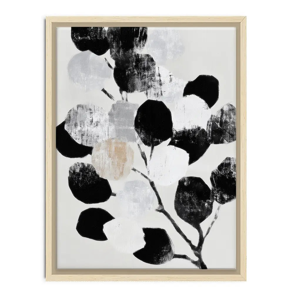 Abstract Eucalyptus Leaf Circles Canvas Print Abstract Eucalyptus Leaf Circles Canvas Print wall art product Chromatic Storm Studio