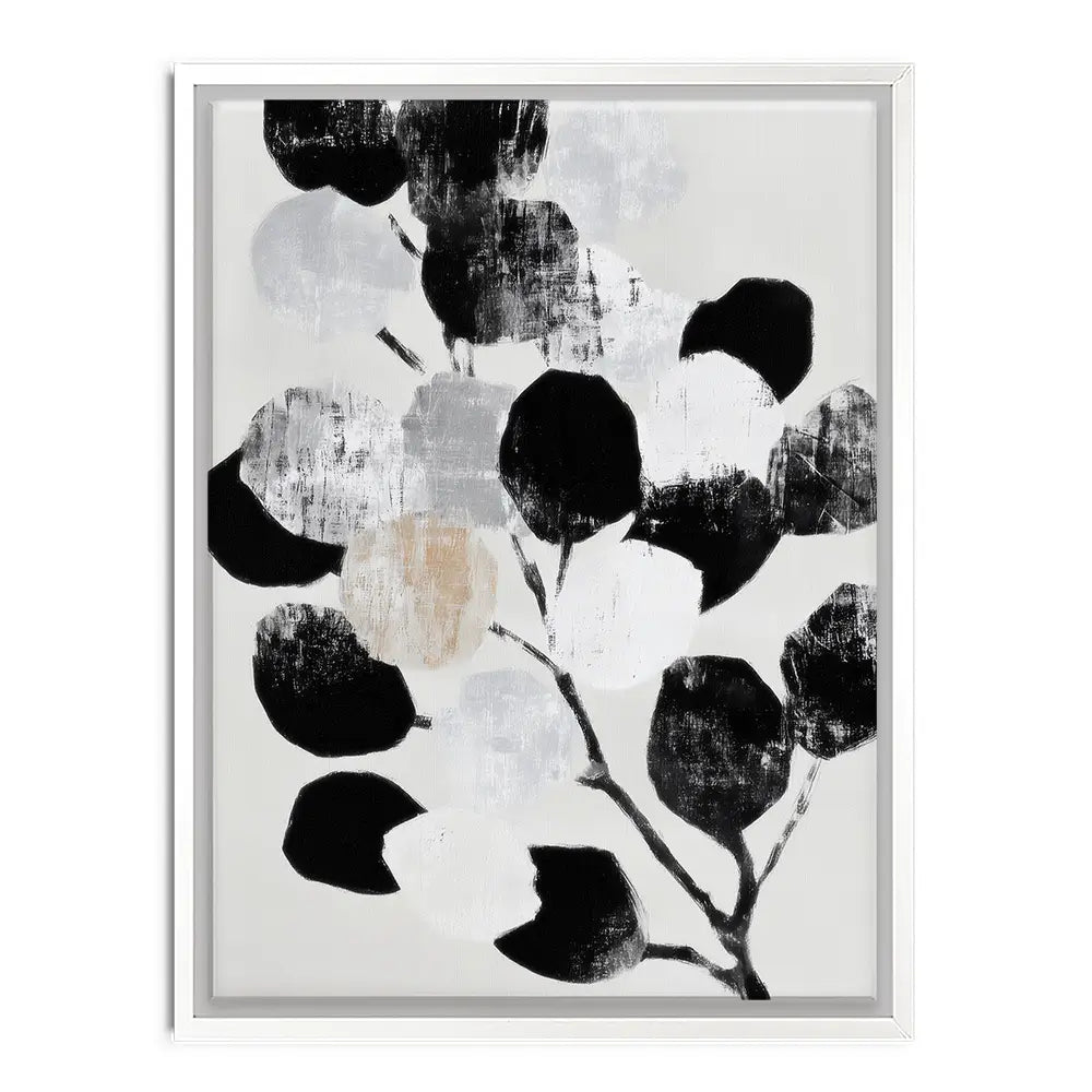 Abstract Eucalyptus Leaf Circles Canvas Print Abstract Eucalyptus Leaf Circles Canvas Print wall art product Chromatic Storm Studio
