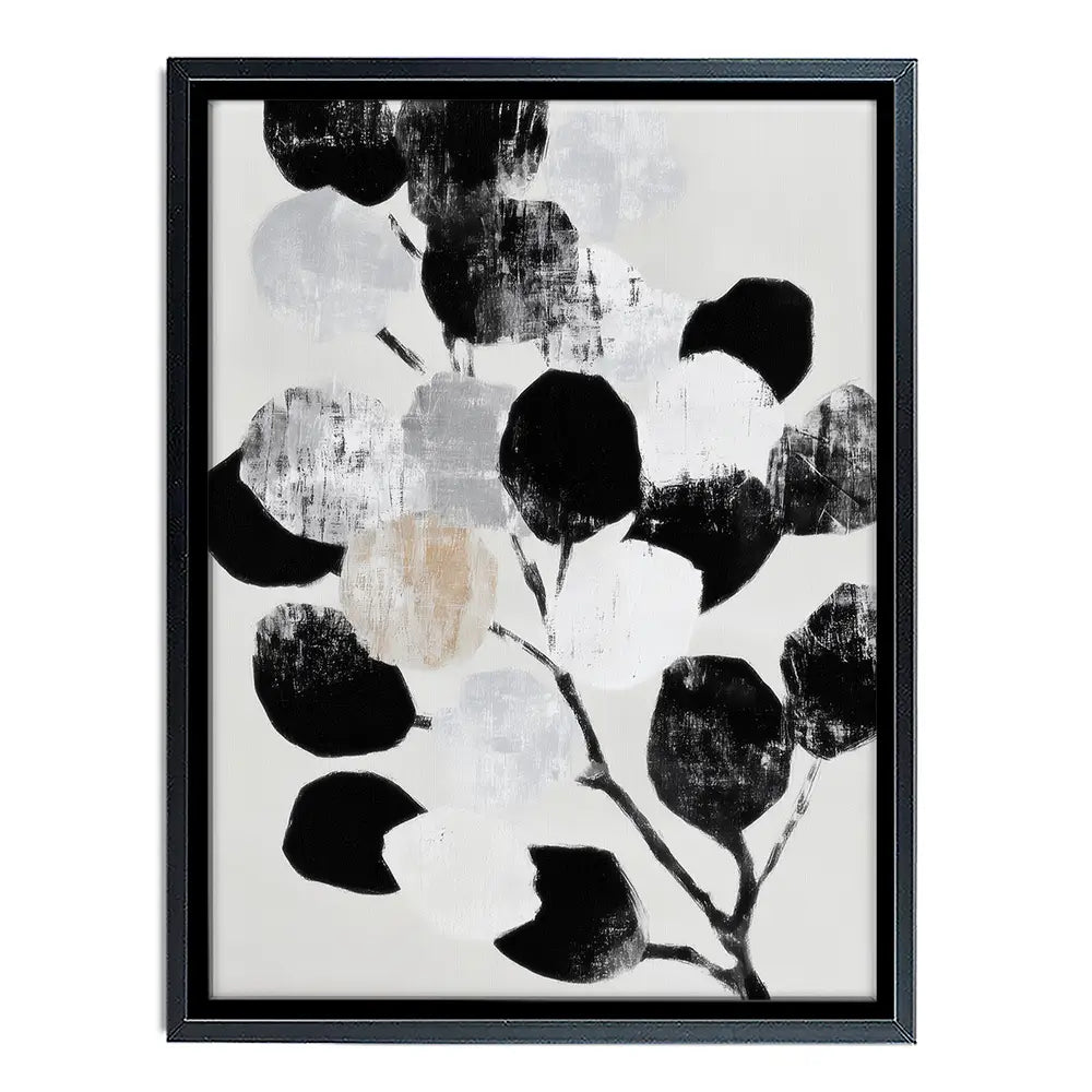 Abstract Eucalyptus Leaf Circles Canvas Print Abstract Eucalyptus Leaf Circles Canvas Print wall art product Chromatic Storm Studio