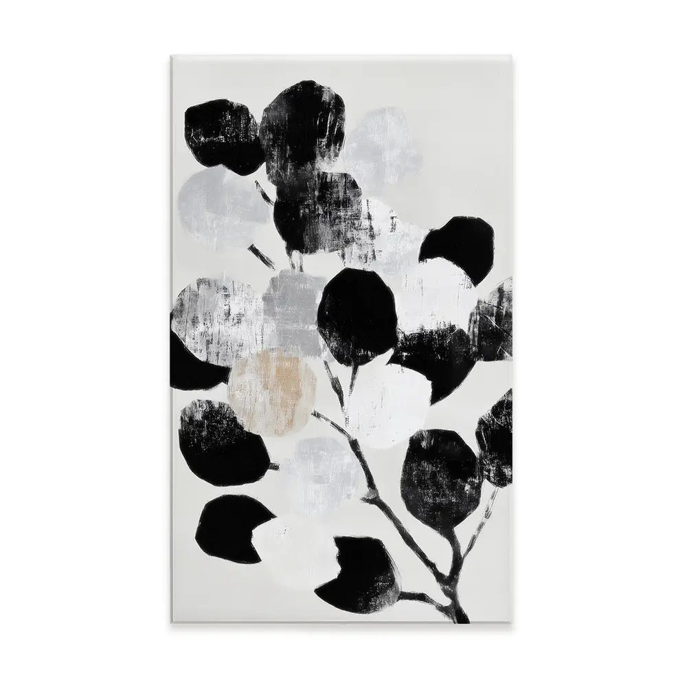 Abstract Eucalyptus Leaf Circles Canvas Print Abstract Eucalyptus Leaf Circles Canvas Print wall art product Chromatic Storm Studio