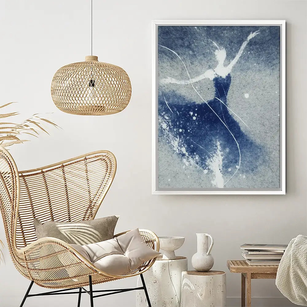 Abstract Figure In Motion Canvas Print Abstract Figure In Motion Canvas Print wall art product Chromatic Storm Studio