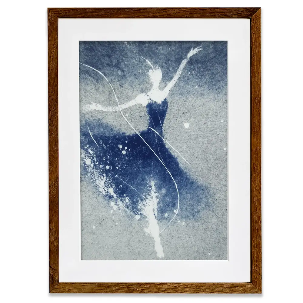 Abstract Figure In Motion Framed Art Print Abstract Figure In Motion Framed Art Print wall art product Chromatic Storm Studio