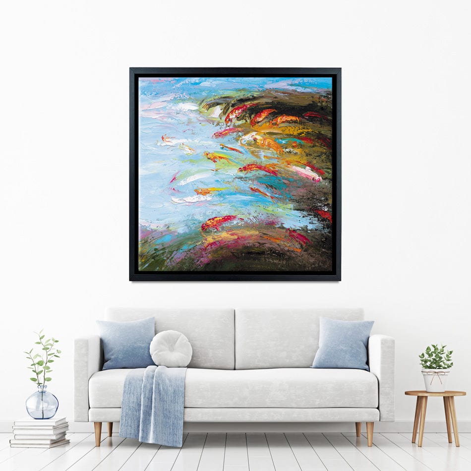 Abstract Fish Canvas Print wall art product Artone Graphica / Shutterstock