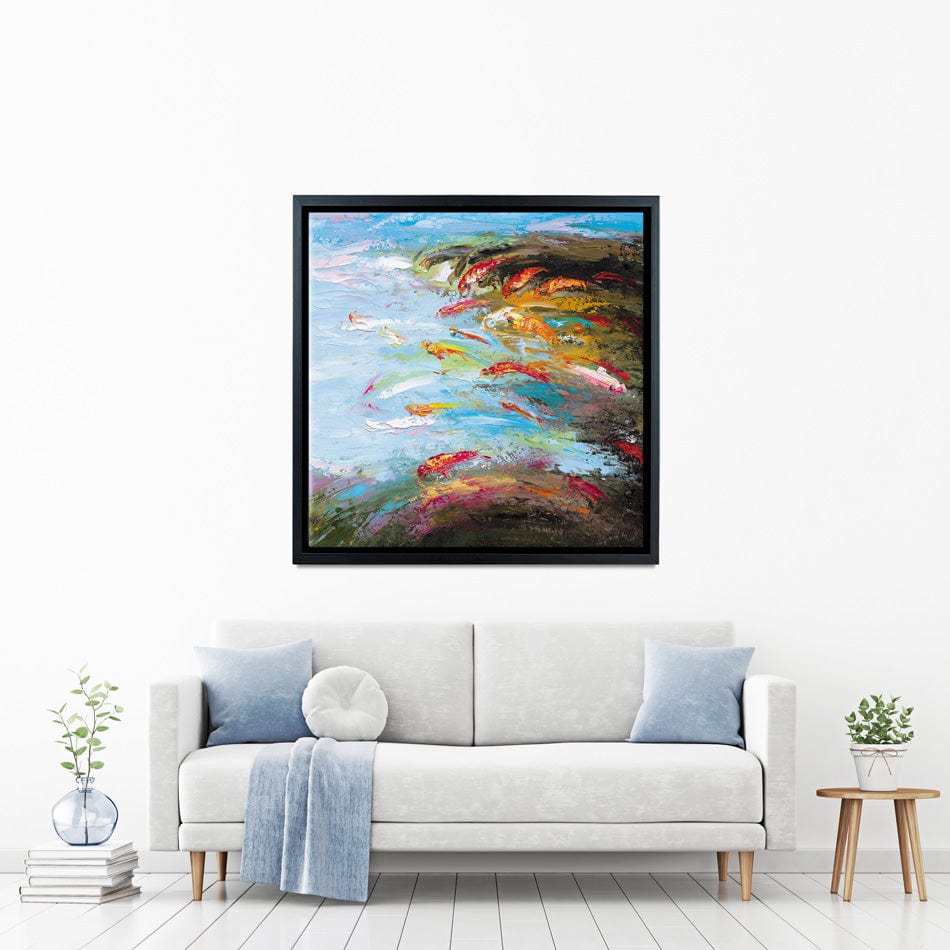 Abstract Fish Canvas Print wall art product Artone Graphica / Shutterstock