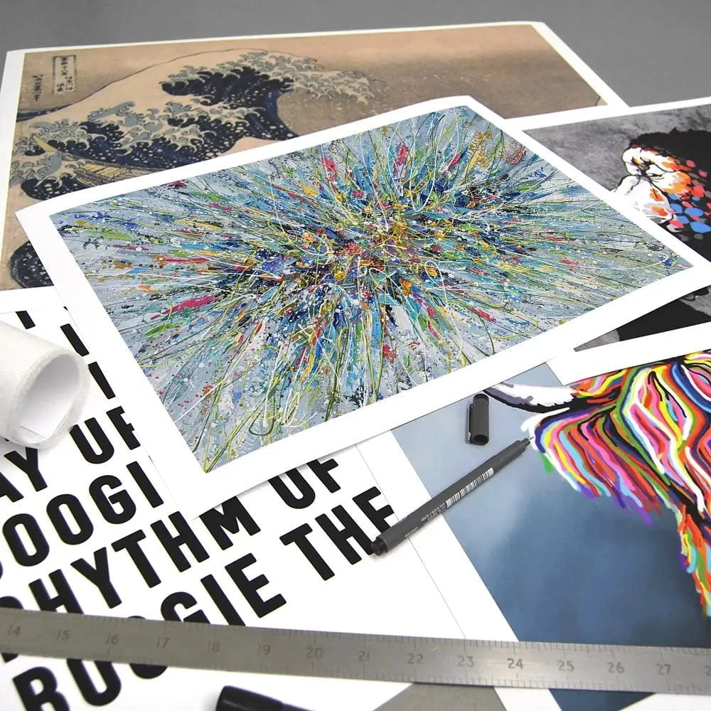 Abstract Floral Bouquet Art Print Abstract Floral Bouquet Art Print wall art product Olga Tkachyk